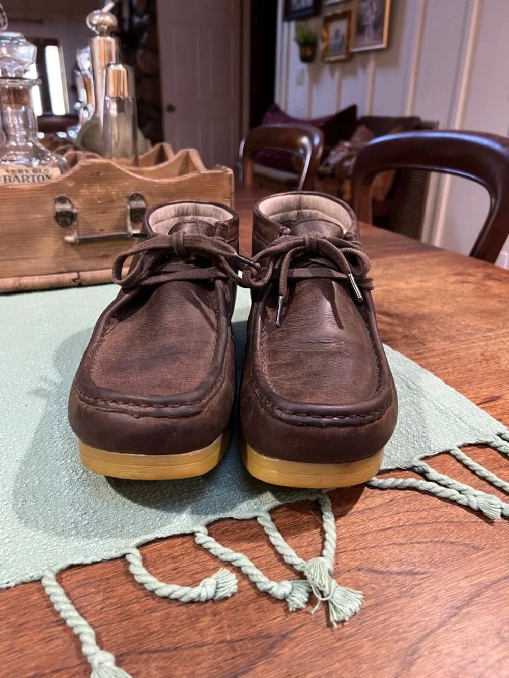 Clarks Leather Wallabees